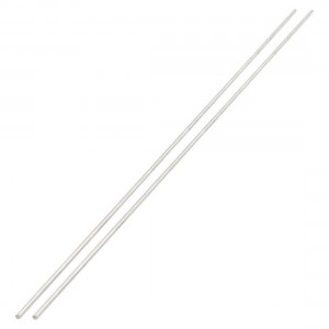 2 Pcs 2.5mm Dia 450mm Length Stainless Steel RC Car Gear Axle Rod Stick