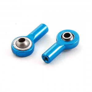 2Pcs Blue Rod End Spherical Brass Ball Joints 2x3.5x15mm for RC Climbing Car