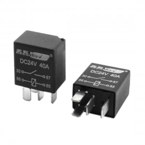 2pcs General Purpose SPST 1NO 4 Terminals Power Relay DC 24V 40A