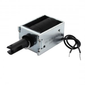 6mm 600g Stroke Open Frame Pull DC Solenoid Electromagnet 6V 2.14A 12.85W