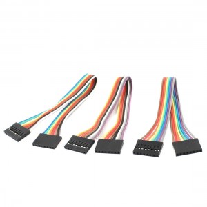 3pcs Female to Female 8Pin Jumper Cable Wires 20cm Long