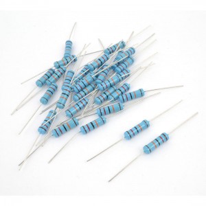 30 Pcs 2W 1% 120K Ohm Flameproof Axial Metal Film Resistor Assortment Kit
