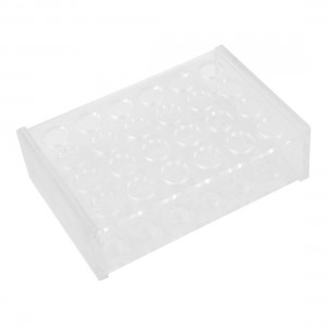 Clear 24 Holes Reversible Stand Holder Rack for 5ML Centrifuge Tube