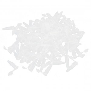 Lab Graduated Disposable Centrifuge Tubes Clear 1.5ml w Caps 500 Pcs