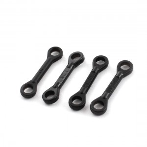 4Pcs Black Plastic Two Ended Linkage Buckles Joint 5x23x30mm for RC Helicopter