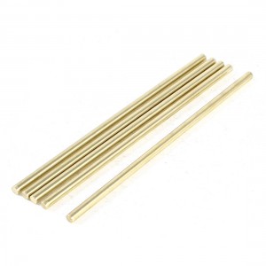 5 Pcs Car Model Toy DIY Brass Rod Axles Drill Rod Bar 3mm x 90mm