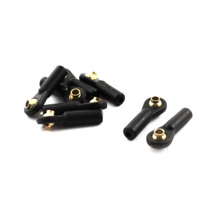 8Pcs RC Car Spare Parts Tie Rod Ends Brass Ball Link 3x2.5x27mm