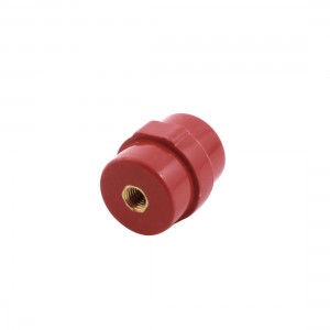 M6 Female Brass Threaded 29mm High Busbar Insulator Supporter Connector