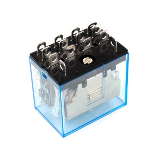 LY4J 14Pin 4PDT High Power Electronmagnetic Relay Coil Voltage DC 24V