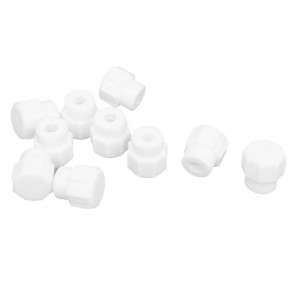 10pcs M4 White Ceramic Insulating Screw Terminal Cap Cover