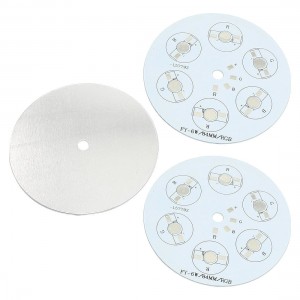 3PCS 84mm Diameter Circle Aluminum PCB Circuit Board for 1W/3W RGB 6LED Light