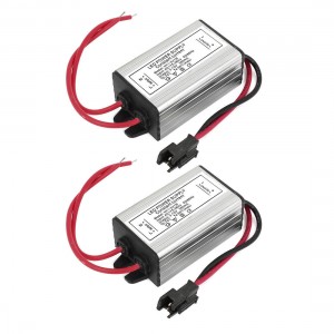 2 Pcs Waterproof LED Driver Power Supply Adapter AC 175-265V to DC 3-10V 1-3x1W