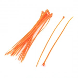20Pcs 2mm x 150mm Self Locking Zip Cable Ties Wire Cord Strap Tie Orange