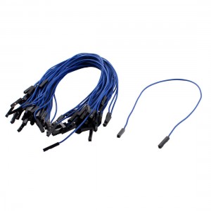 50pcs 2.54mm Pitch F/F 1P-1P Breadboard Jumper Cable Wire Connector 25cm