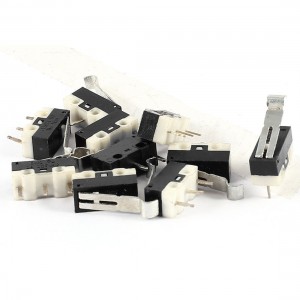 10 Pcs AC 125V 1A SPDT Short Lever Arm Momentary Micro Switch
