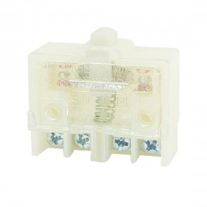 AC380V DC220V 5A 4 Screw Terminal Button Actuator Limit Switch