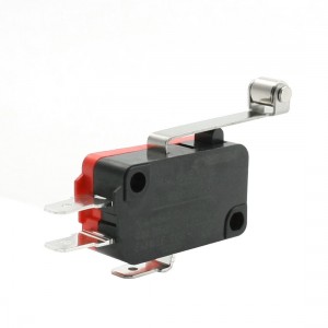Roller Hinge Lever 3 Terminal Actuator Micro Switch RV-166S-1C25