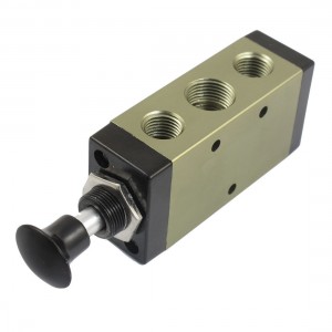 3R310 10 2 Position 5 Way G3 8" Hand Push Pull Mechanical Valve MMPPW