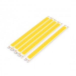 8W DC12-14V 700mA 80-100LM/W Warm White LED Light COB Lamp Beads Chip 5PCS