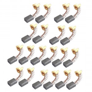 10 Pairs Generic Electric Motor Replacing Carbon Brushes 8mm x 5mm x 12mm