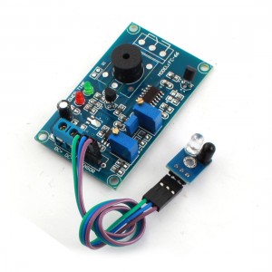DC 5V 0-20S 0-60cm Infrared Sensor Delay Alarm Buzzer PCB Circuit Module
