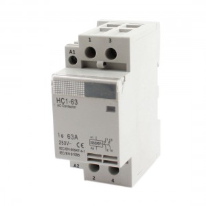 220/240V 63A 35mm DIN Rail Mount 2 Pole Definite Purpose AC Contactor