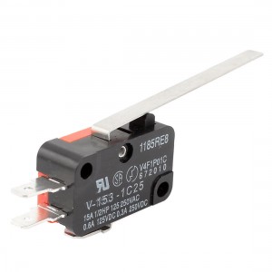 Long Straight Hinge Lever Type Miniature Micro Switch