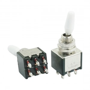 2pcs DPDT 2 Positions ON/ON Auto Motor Rocker Toggle Switch AC250V 2A