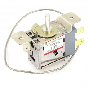 WPF22A AC 220-250V 2 Pin Refrigerator Refrigeration Thermostat w 30cm Metal Cord