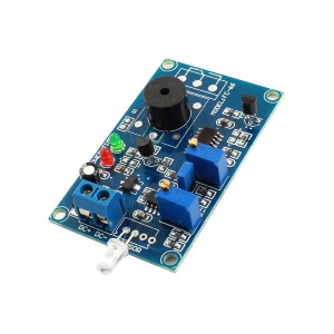 DC 12V 20S 2LED Photosensitive Diode Sensor Delay Alarm Buzzer Module