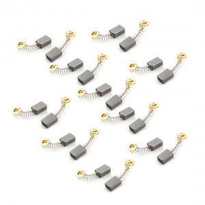 10 Pairs Universal Electric Motor Replacing Carbon Brushes 8mm x 5mm x 12mm