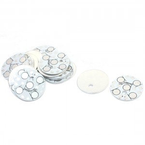 20pcs Aluminum Base Plate DIY PCB 28mm Dia for 5 x 1W/3W High Power LED