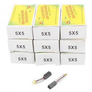 10 Pairs 11x5x5mm Power Tool Electric Motor Carbon Brushes Replacement