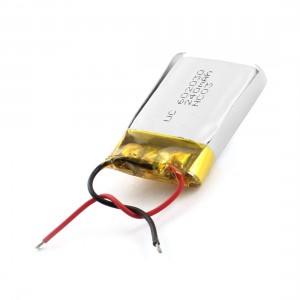 3.7V 240mAh 15C 2-Wired Rechargeable 1S Li-po Battery for MP3 MP4