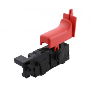 AC 250V 4A Select Lock Trigger Switch Black Red for 26 Electric Hammer