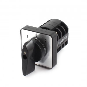 AC 380V 10A 3 Poles 3-Position Latching Plstic Rotary Cam Changeover Switch