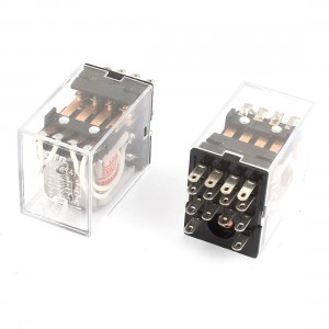 2 x HH54P General Purpose Relay 14 Pin 4PDT 4 NO 4 NC AC 220V Coil