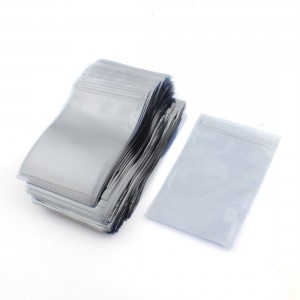 100pcs Reclosable Semitransparent Anti-Static Ziplock Bags 9cmx13cm