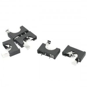 5pcs Black Shell CR2025 Coin Cell Button Battery Holders Sockets Cases