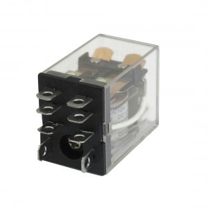 JQX-13F LY2 DC 12V Coil 8-Pin DPDT Green LED Electromagnetic Relay