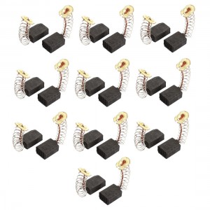 20 Pcs Spare Part CB408 Carbon Brushes 14mm x 9mm x 6mm Carbon Brushes