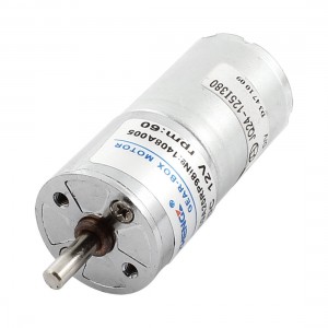 DC 12V 60RPM High Speed Magnetic Reducer Electric Gear Box Motor