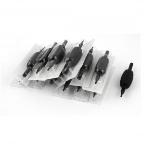 20 Pieces Disposable Sterile Tattoo Tube 25mm Dia Silicone Grip 7RT Tip