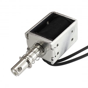AC 220V 6mm 100g Wired Open Frame Pull Solenoid Electromagnet Actuator