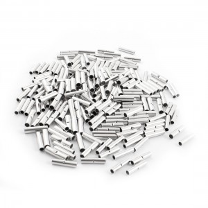 200Pcs BN1 + BN2 Non-insulated Butt Connectors Wire Cable Adapters