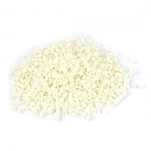 6mm Inner Diameter 5mm Length Ivory Plastic Spacers Washers Standoffs 1000 Pcs