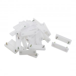 20Pcs 17x55mm M3 Male Thread Waterproof Cable Label Stick for Distributor Case