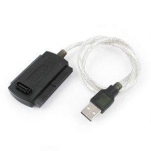 USB 2.0 to IDE SATA 5.25 S-ATA/2.5/3.5 480Mb/s data Interface Adapter Cable