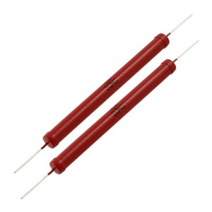 2 x 10W Power Rating 80M Ohm 2 Glass Glaze High Voltage Resistor