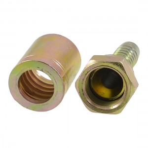Hydraulic 1/2" PT Thread Cone Flared Tube High Pressure Oil Pipe Adapter